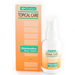 DIAFARM TOPICAL CARE hlorheksidīna sprejs suņiem, kaķiem 50ml